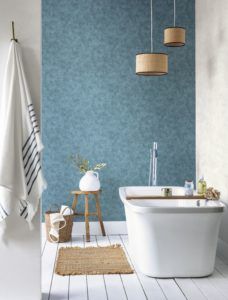 Papel pintado en azulejos