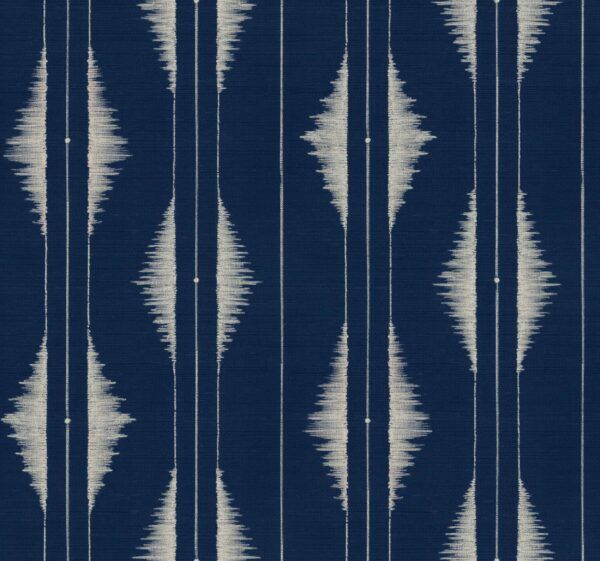 Papel pintado Azilal Embroidery Ultramarine