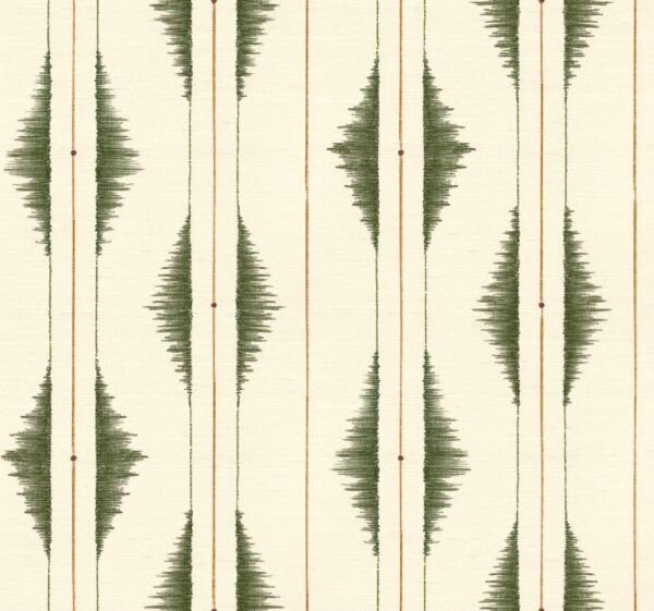 Papel pintado Azilal  Embroidery Leaves