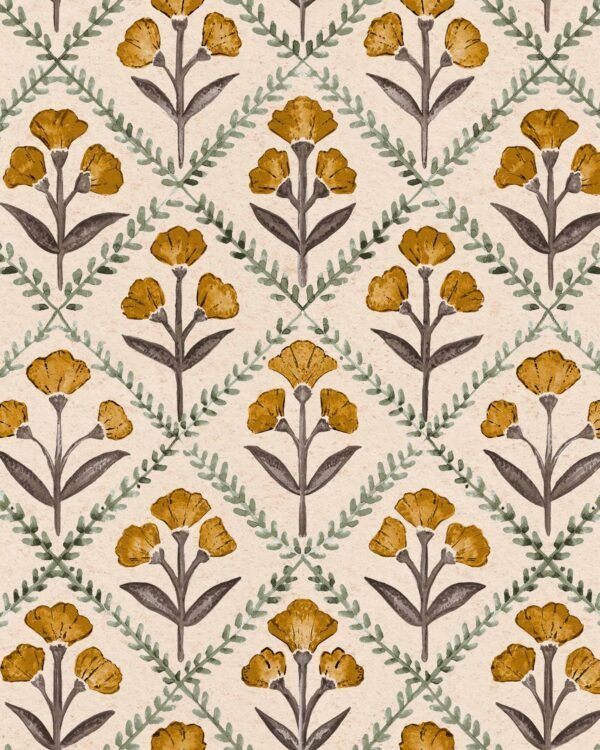 Papel pintado Poppy Curry