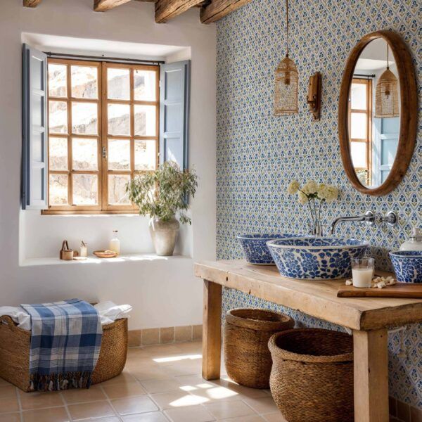 Papel pintado Poppy Blue - Imagen 3