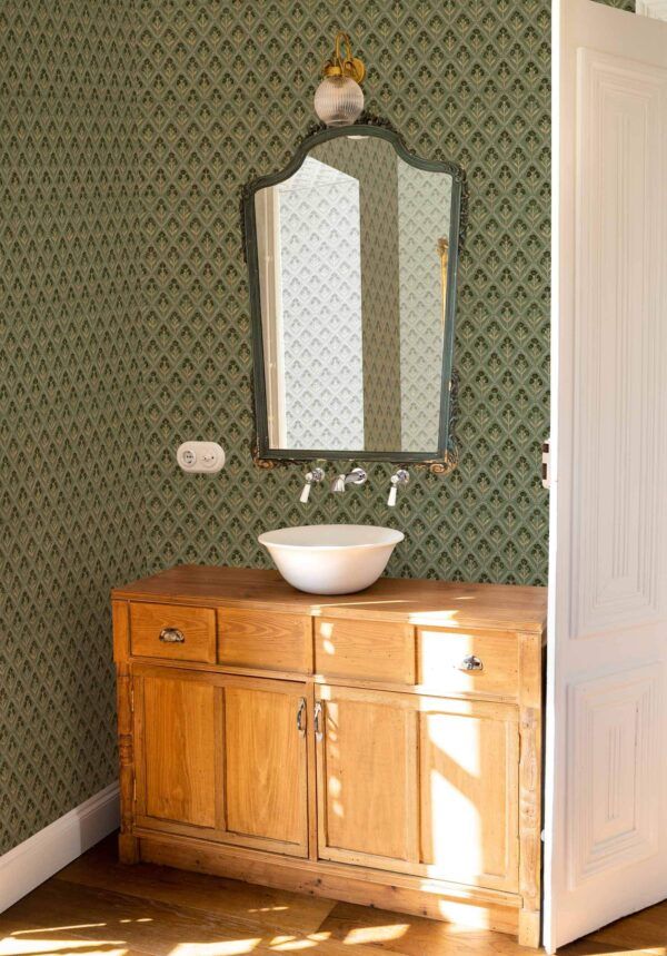 Papel pintado Poppy Emerald - Imagen 2