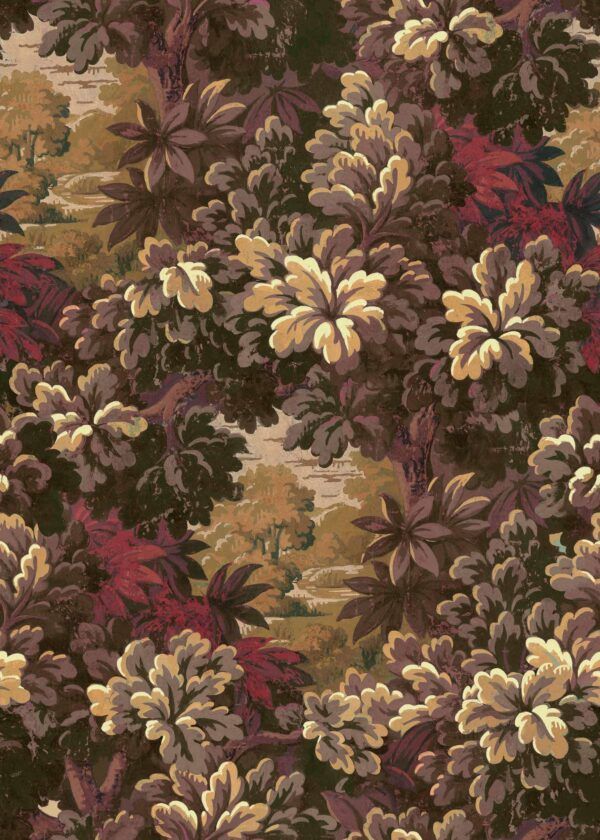 Papel Pintado Verdure 16TH Vermillion