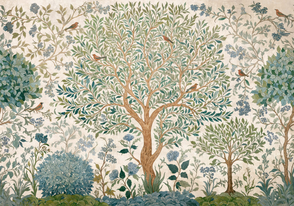 Mural de papel pintado Varanasi Tree