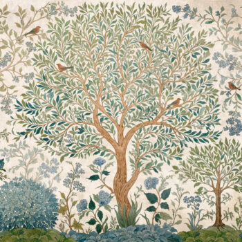 Mural de papel pintado Varanasi Tree