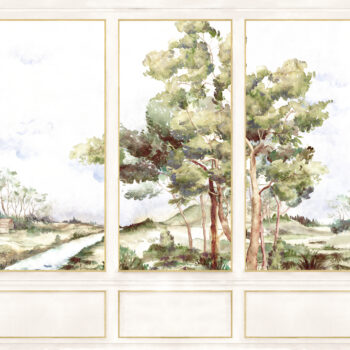 Mural de papel pintado Damaskus View