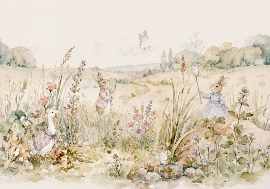 Mural de papel pintado Bunnies