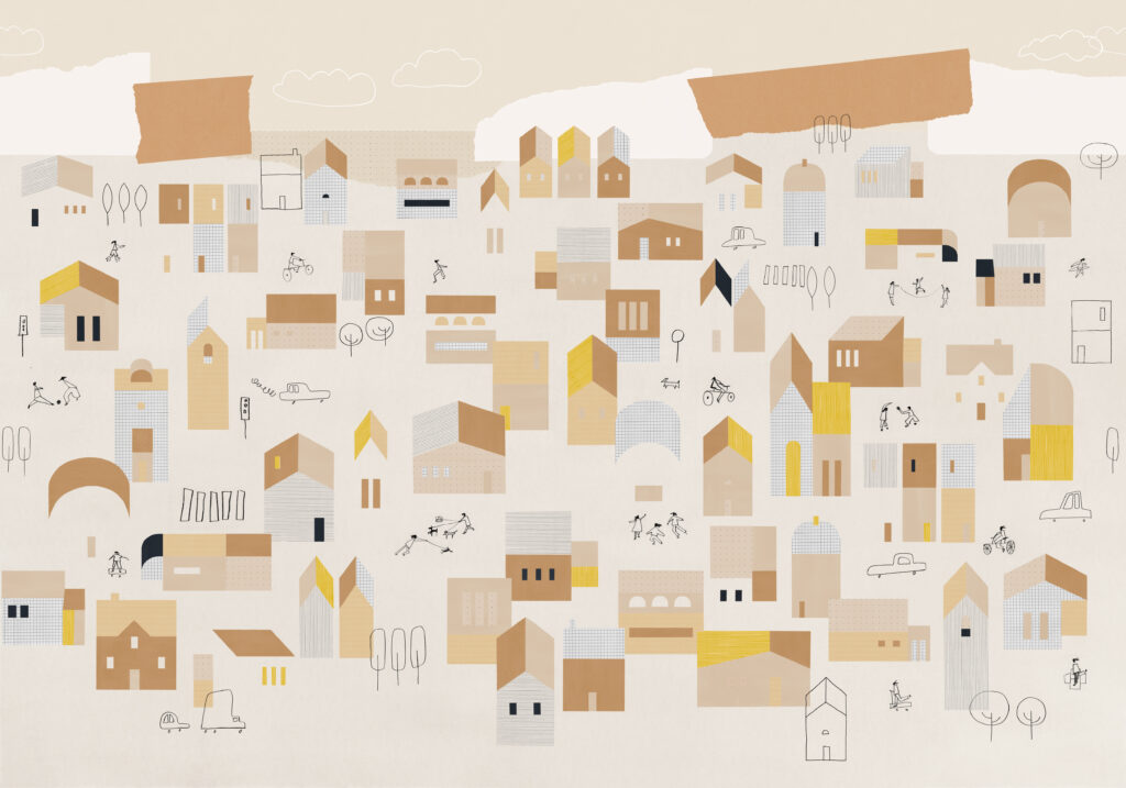 Mural de papel pintado Hometown