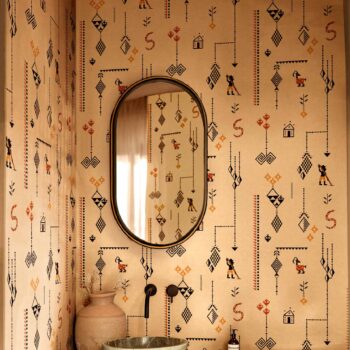 Papel Pintado Baño