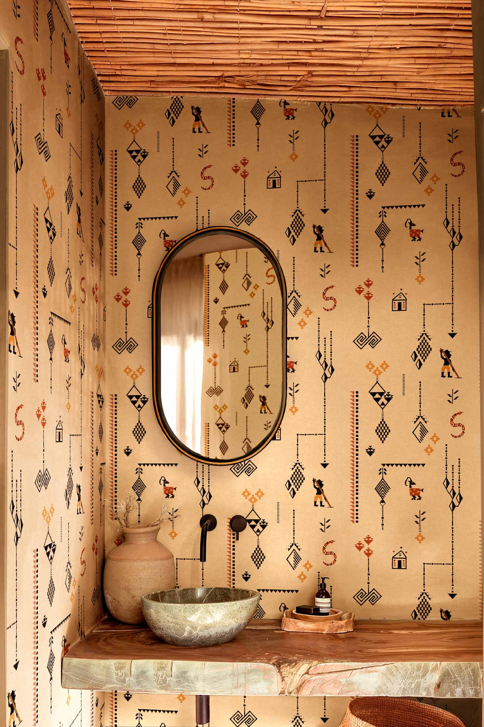 Papel Pintado Baño