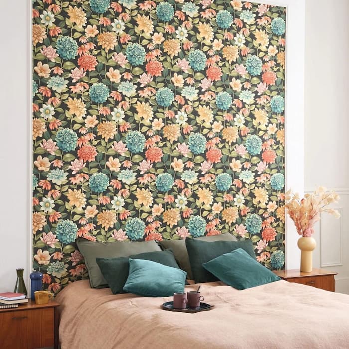 papel pintado floral